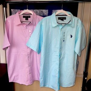 Boys size 14 NWT polo shirts and dickie shorts